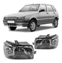 Farol uno 2004 mascara negra lado esquerdo Farol uno 2004 mascara negra lado esquerdo