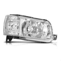 Farol uno/fiorino 04/14 foco simples mascara cromada