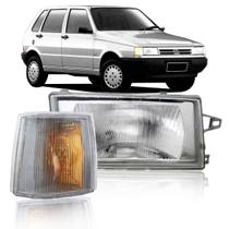 Farol Uno Pisca Cristal 1991 92 93 95 96 97 98 99 00 01 2002 Lado Direito