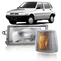 Farol Uno Pisca Cristal 1991 92 93 95 96 97 98 99 00 01 2002 Lado Esquerdo