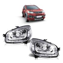 Farol Uno Way Vivace Attractive 2015 a 2012 Máscara Cromada Foco Simples