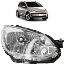 Farol Up Cross 2014 2015 2016 2017 Máscara Cromada Lisa Acrílico Carcaça Preta