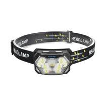 Farol USB Recarregável De 9 LED Com Sensor De Movimento Para Pesca, Acampamento, Trabalho Ao Ar