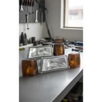 Farol Vidro + Pisca Fumê Uno Fiorino 91-04