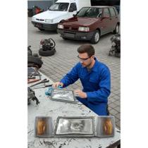 Farol Vidro + Pisca Uno Fiorino Premio 91-03