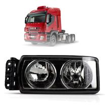 Farol Vidro Stralis Tector Cursor 06/18 Mascara Negra Ld Le