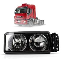 Farol Vidro Stralis Tector Cursor 06/18 Mascara Negra Ld Le