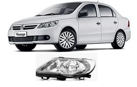 Farol voyage 2008 a 2013 g5 mascara cromada foco duplo le