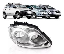 Farol Vw Fox Spacefox Crossfox 2006 07 08 09 2010 Duplo LD