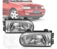 Farol Vw Gol Bola 1995 1996 97 1998 1999 Mod. Cibié Unidade