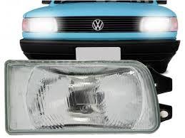 Farol vw gol/ parati/ voyage gi 91/95 saveiro gi 91/97 com adaptador de pisca para arteb/ cibie lente de vidro lado direito