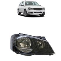 Farol VW Golf 2008 2009 2010 2011 2012 2013 Máscara Negra Lado Direito Farol VW Golf 2008 2009 2010 2011 2012 2013 Máscara Negra Lado Direito