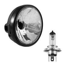 Farol Yamaha Factor 125 Aro Ferro / Acompanha Lâmpada Biodo H4 Farol Yamaha Factor 125 Aro Ferro / Acompanha Lâmpada Biodo H4