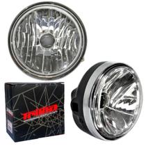 Farol YBR 125/Fazer 250 Bloco Optico Cristal Farol YBR 125/Fazer 250 Bloco Optico Cristal