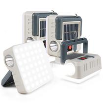 Faroles Portátiles Solares LaliBuBB Paquete de 4 en Gris