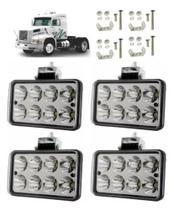Farolete De Led Volvo Edc 4 Unidades 12v 24v Caminhao Milha Farolete De Led Volvo Edc 4 Unidades 12v 24v Caminhao Milha