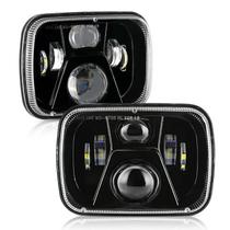 Faros LED Auxbeam 5x7 y 7x6 150W 8000LM para Jeep Wrangler
