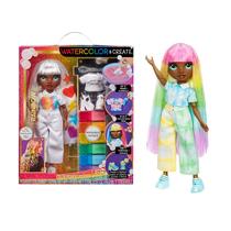 Fashion Doll Rainbow High em aquarela e crie com aquarelas