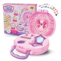 Fashion Unha Mania Maletinha Brinquedo Criativo DM Toys