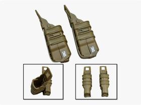 Fast Mag Porta Carregador Duplo Tag 9mm .40 .45 Mag Esportivo