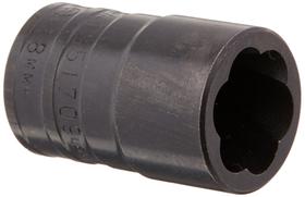 Fastener Drive Bit Williams TurboSocket de 18 mm, preto