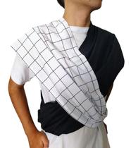 Fastsling Canguru Piêpaô Fast Sling Grid Branco + Preto M
