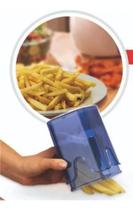 Fatiador Cortador Picador Triturador de Batata Frita Palito Pratico e Rapido Fatiador Cortador Picador Triturador de Batata Frita Palito Pratico e Rapido