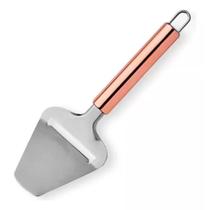 Fatiador Cortador Plaina Frios Queijo Manual Mussarela Aço Inox Gold Rose Ke Home