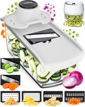 Fatiador de Alimentos Fullstar Mandoline 9 em 1 com Luva de Segurança Fatiador de Alimentos Fullstar Mandoline 9 em 1 com Luva de Segurança