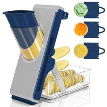 Fatiador de Alimentos Mandoline DAYIH Ajustável em Aço Inoxidável Fatiador de Alimentos Mandoline DAYIH Ajustável em Aço Inoxidável