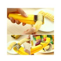 Fatiador De Banana Cenoura Salsicha Frutas Lamina Rodelas Cortes Iguais (888475) - Ab Midia