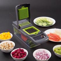 Fatiador de Legumes Cortador Inox Frutas Verduras Novo Nicer Dicer Plus