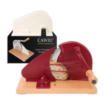 Fatiador de Pão CAWIU Manual com Espessura Ajustável, Vermelho Fatiador de Pão CAWIU Manual com Espessura Ajustável, Vermelho