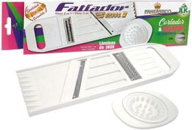Fatiador fantastico 3 em 1 laminas de inox cortador & ralador de legumes (jlk) Fatiador fantastico 3 em 1 laminas de inox cortador & ralador de legumes (jlk)