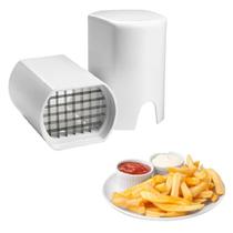 Fatiador Manual Plástico Inox Batata Verduras Legumes