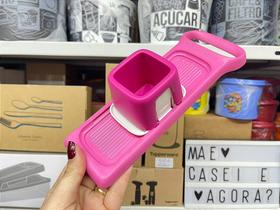 Fatiador Super Chef Mini Rosa e Branco - Tupperware