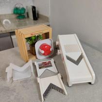 Fatiador Super Chef Tupperware com 3 Lâminas para Frutas e Legumes