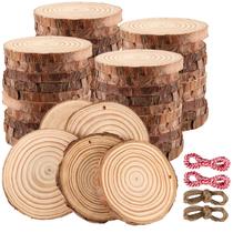 Fatias de madeira JOIKIT 8-10 cm 50 unidades Natural Pine Craft