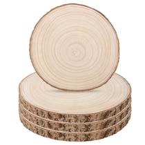 Fatias de madeira LepoHome inacabadas de 10-12 cm, pinho natural, 4 unidades Fatias de madeira LepoHome inacabadas de 10-12 cm, pinho natural, 4 unidades