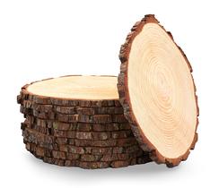 Fatias de Madeira Rústicas Rustic Wood Slices Inc. 33-36 cm Conjunto com 10 Fatias de Madeira Rústicas Rustic Wood Slices Inc. 33-36 cm Conjunto com 10