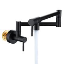 Faucet Fuller Faucet Fransiton Matte Black Brass Wall Mount