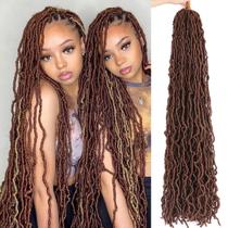 Faux Locs Crochet Hair Aayubb Soft Locs 36 polegadas, 7 pacotes Faux Locs Crochet Hair Aayubb Soft Locs 36 polegadas, 7 pacotes