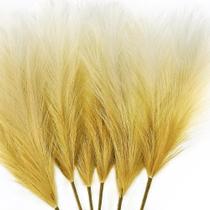 Faux Pampas Grass Arrangement Tender Epoch 6 peças cáqui Faux Pampas Grass Arrangement Tender Epoch 6 peças cáqui