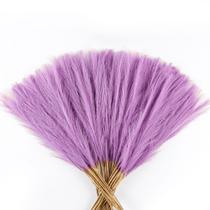 Faux Pampas Grass Decor Acfruits Lavender Purple x60 55cm
