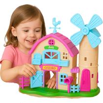 Fazendinha da Judy Brinquedo Infantil Boneca Celeiro Animais Fazendinha da Judy Brinquedo Infantil Boneca Celeiro Animais