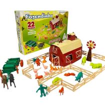 Fazendinha Mundo Gulliver Original Com 22 Figuras, Celeiro Cercas Carroça, Cenário Playset Fazenda Fazendinha Mundo Gulliver Original Com 22 Figuras, Celeiro Cercas Carroça, Cenário Playset Fazenda