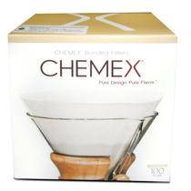 FC100 - Filtro De Papel Chemex Circular 100 Unidades - Para 6-8 Xícaras