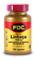 Fdc Oléo De Linhaça 1000mg 100 Cap Importado Usa - FDC Vitaminas