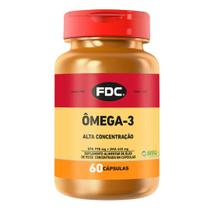 FDC Ômega 3 ALTA Concentração 1200 Epa 480 Dha 60cap IMPORTADO USA