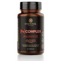 Fe Complex Ferro Quelado + Vitamina C 90 Caps - Essential Nutrition